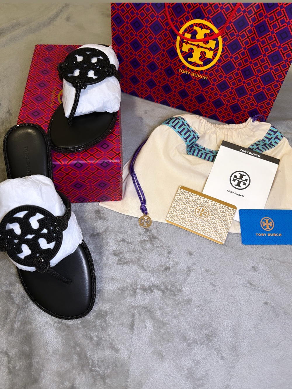 Tory Burch Black Sandals
